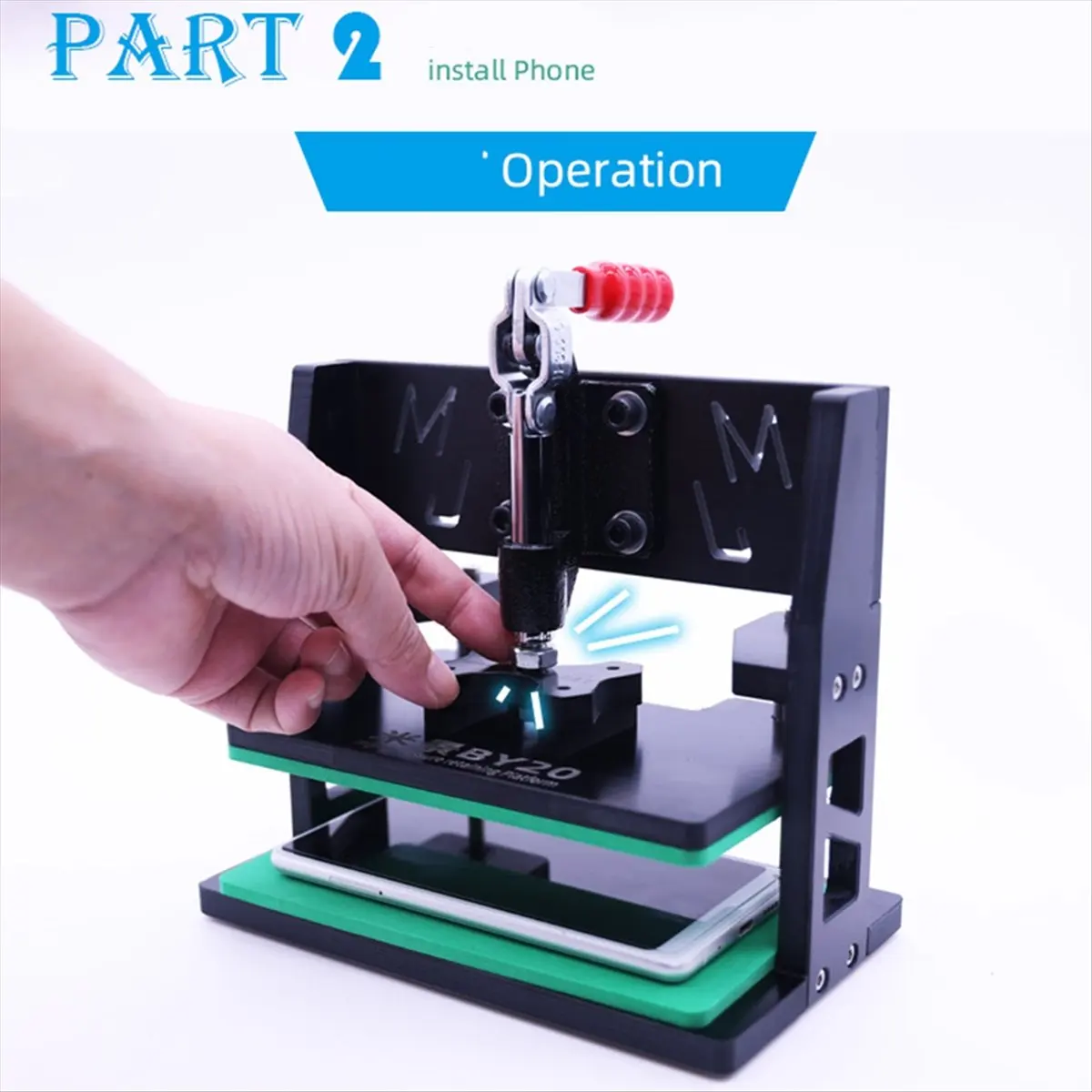 BY-20 Universal Repair Fixing Fixture Platform Suitable for Mobile Phone Screen LCD Repair Fixing Bracket