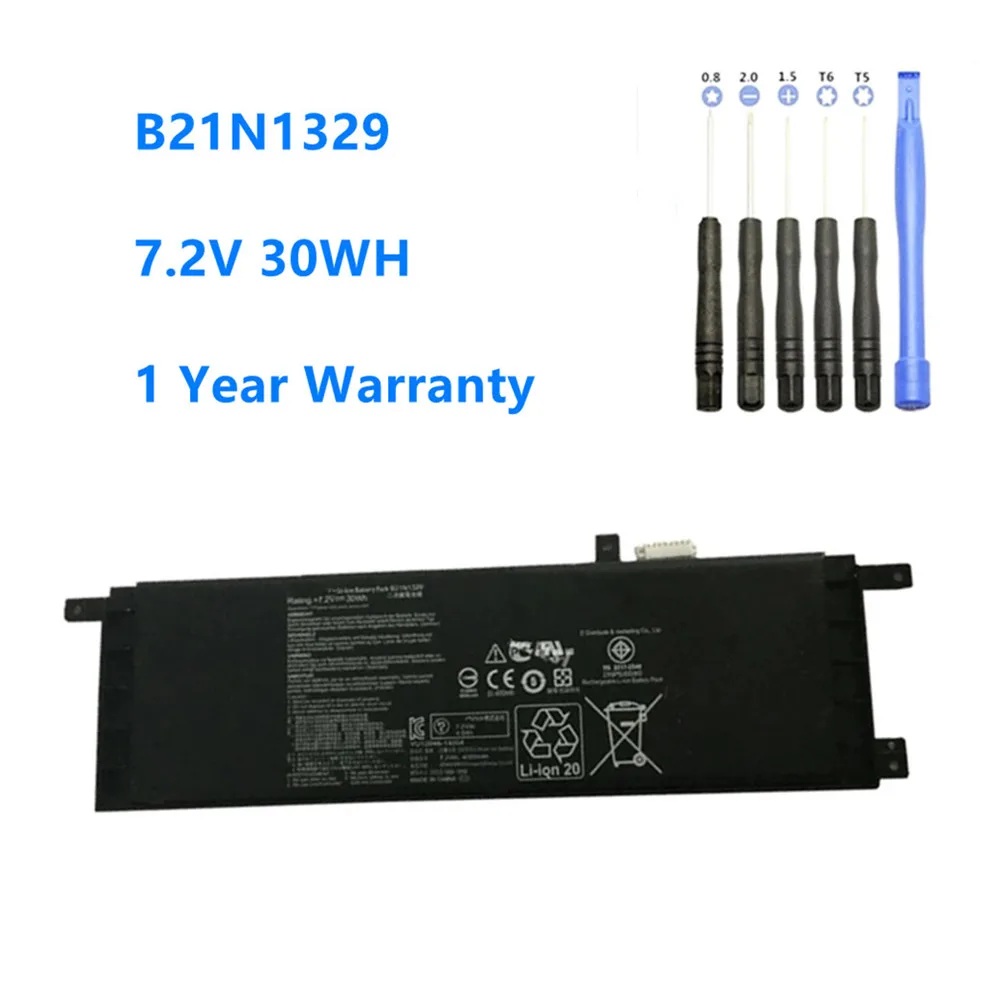 B21N1329 Laptop Battery for ASUS D553M F453 F453MA F553M P553 P553MA X453 X453MA X553 X553M X553B X553MA X403M X503M 7.2V 30WH