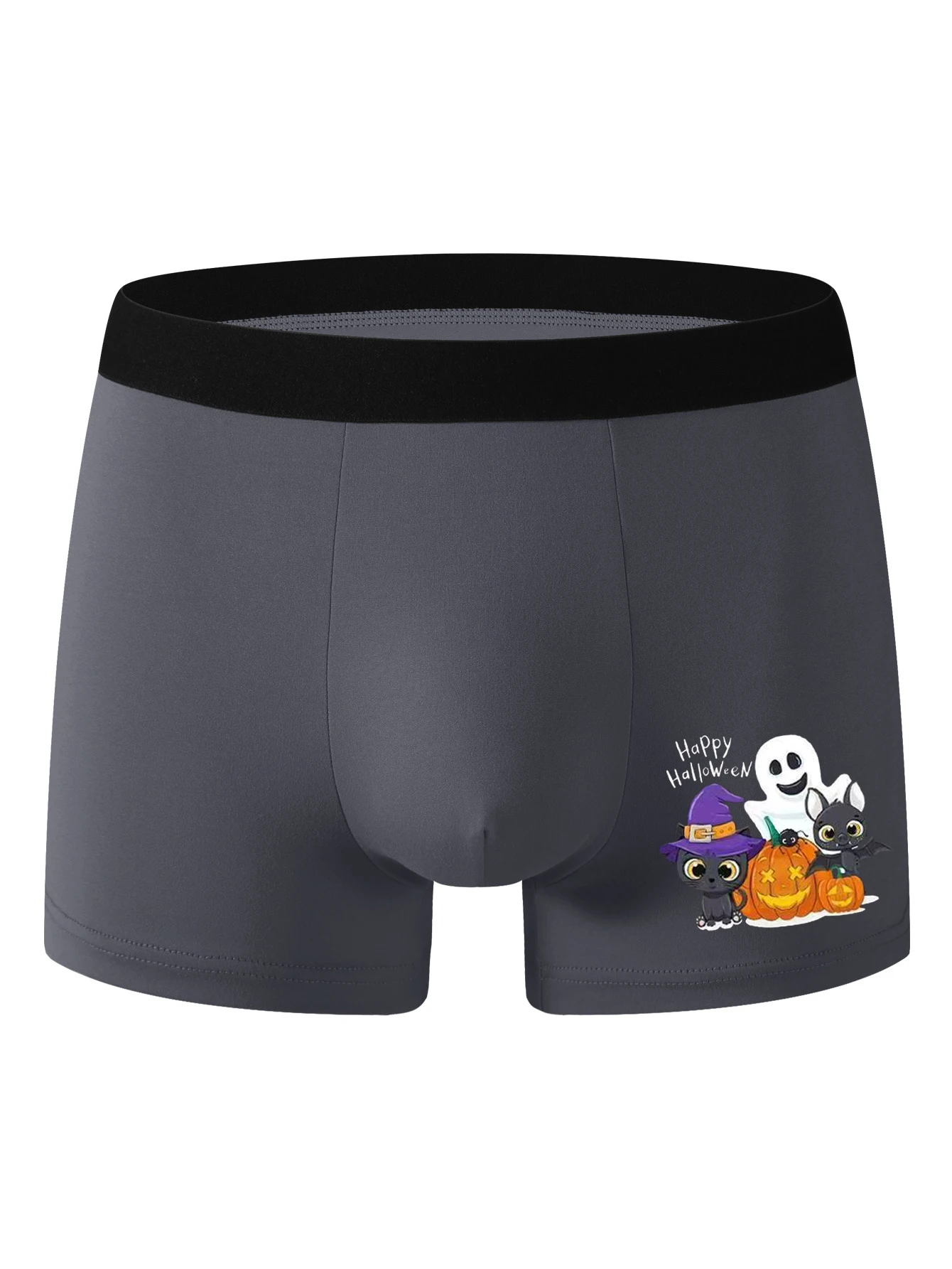 I boxer semplici e aderenti sono un must per gli uomini, la nuova biancheria intima nera da uomo per l'estate del 2025, è comoda