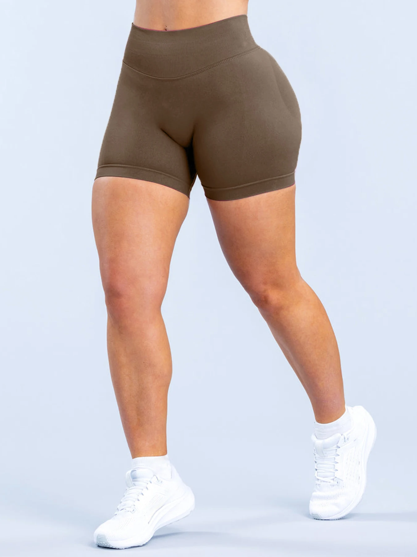 

Women's Seamless High Waisted Sports Leggings, Soft & Stretchy Activewear, Perfect for Yoga, Cycling & Fitness, Yoga Shorts