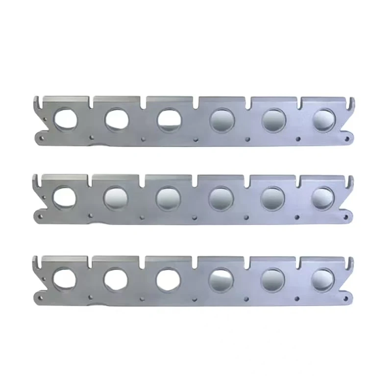 Custom Factory CNC Machined Stainless steel CNC milled multi-slot positioning plate