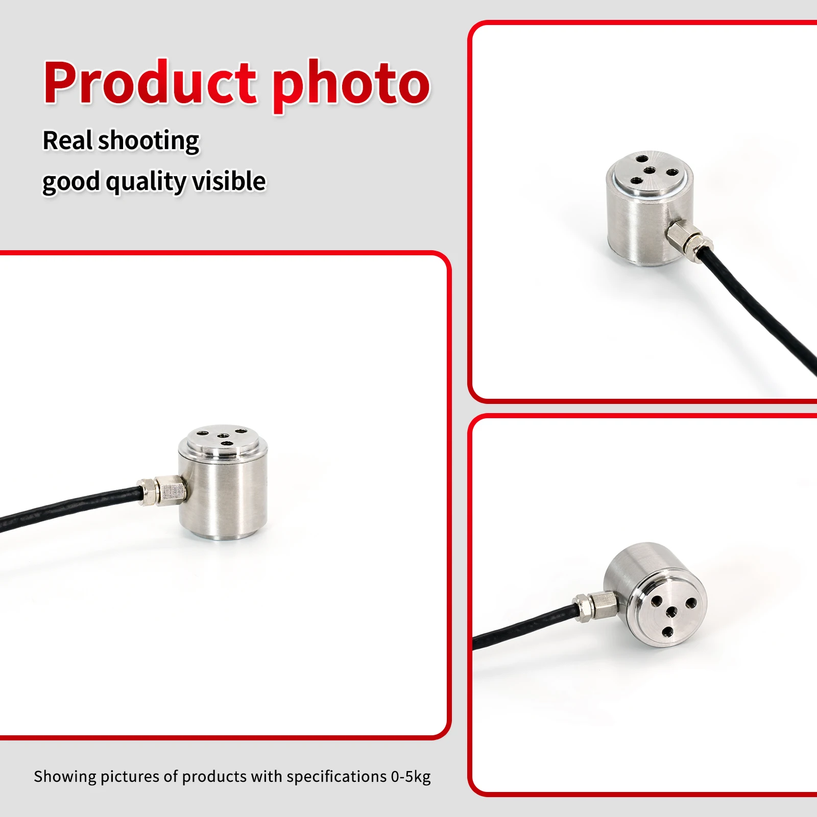 Capteur de cellule de charge à micro-colonnes et affichage indicateur, pression de test et force de compression pour balance électronique, verrouillage de crête/Valley