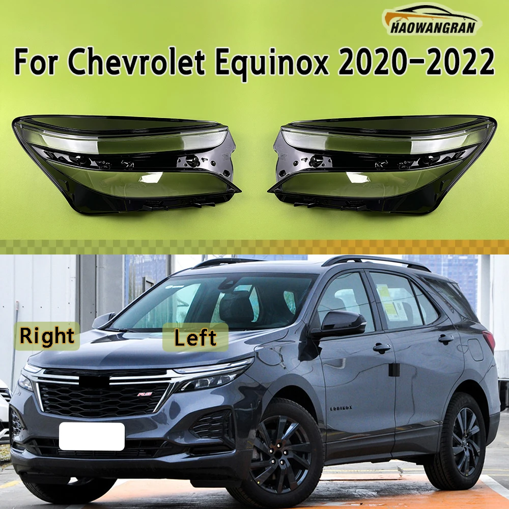 

Car Front Headlight Cover Transparent Lampshade Plexiglass Replace Original Lens Shell For Chevrolet Equinox 2020 2021 2022