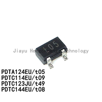 20PCS PDTA124EU Silk screen t05 PDTC114EU t09 PDTC123JU t49 PDTC144EU t08 SOT-323 50V100mA NPN with resistor digital transistor