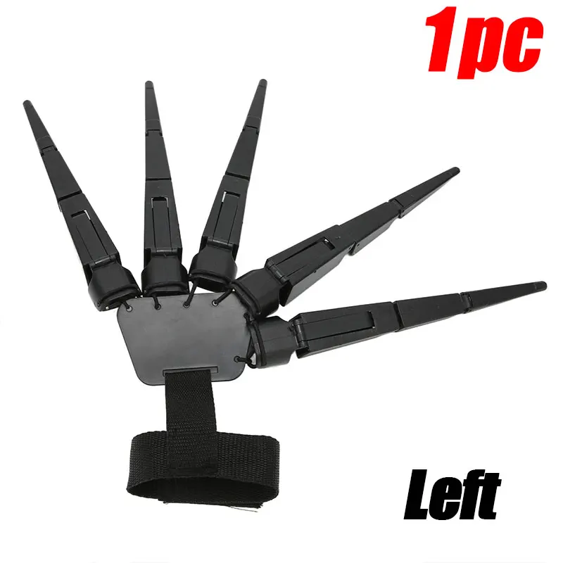 Halloween Gelenkfinger Gruselige gefälschte Finger Skelett Hand Cosplay Fingerhandschuh Realistische Horror Geisterklaue Prop Party Dekor