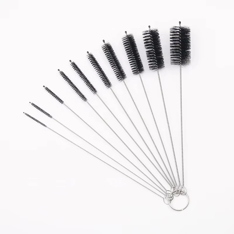 10pcs Bottle Cleaning Brushes Multifunctional Reusable Straw Cleaning Brush For Narrow Neck Bottles Cups