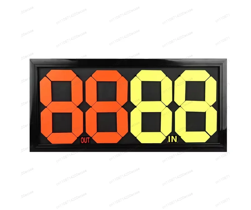Football Substitution Board Double-sided Display Manual Football Player Substitution Board 4 Digital Football Scoreboard