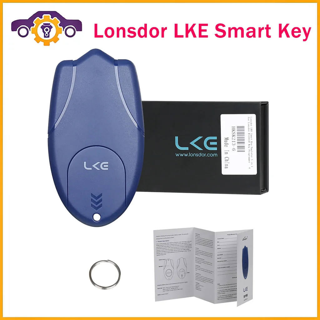 

100% Original Lonsdor Lke Smart Key Programmer Lonsdor LKE Smart Key Emulator 5 in 1 Work With Lonsdor K518ISE K518S