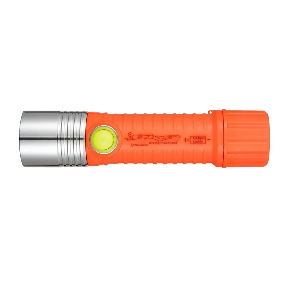 Underwater Lamp Flashlight Brightest Underwater Diving Flashlight Waterproof up to 50m Shock proof Hard Anodized Finish