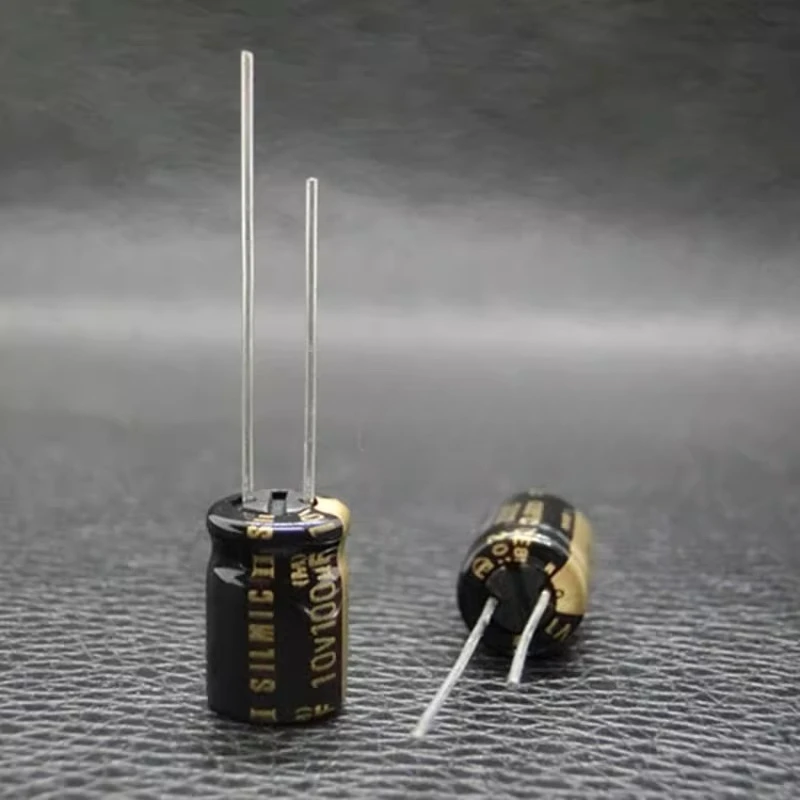 10PCS 100uf10V ELNA SILMIC II RFS 10v100uF  Aluminum Electrolytic Capacitor Through Hole  8X11.5 mmv Fixed Capacitor
