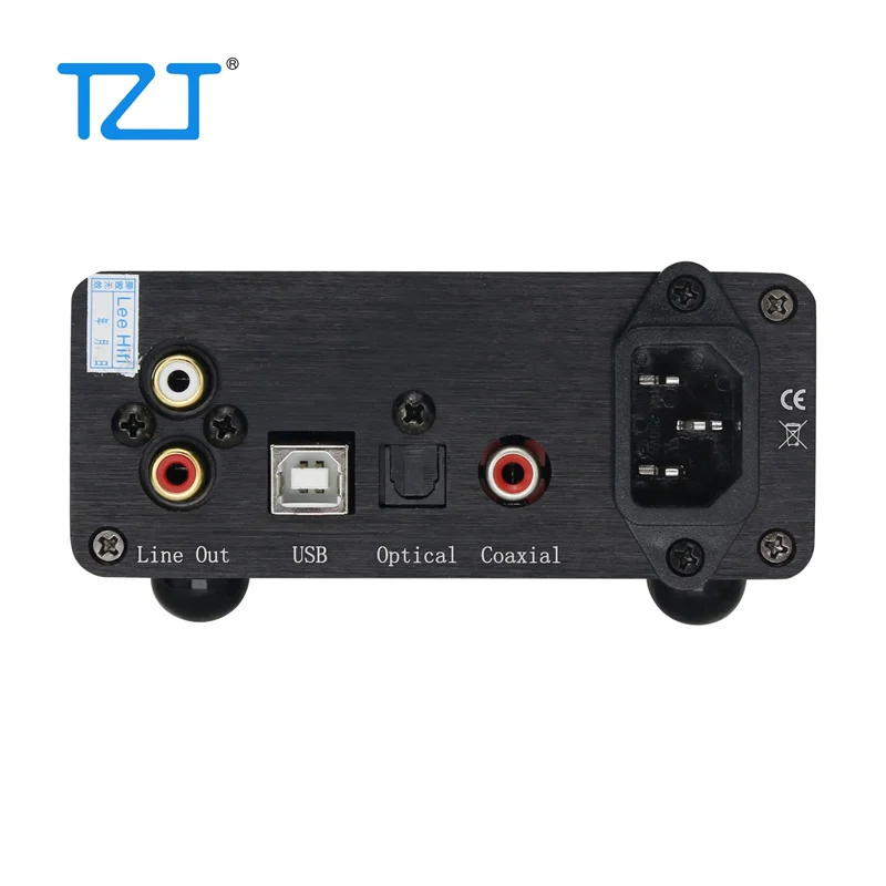 Imagem -03 - Tzt-audio Dac Hifi Decodificador Dac Usb Audiophile 24bit 192k Chip Ad1852 Painel Frontal Prateado ou Preto L1852dac