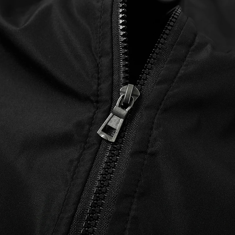 Luxuriöse, dicke Winterjacke für Herren, Business-Parka, thermische, warme Winterjacken für Herren, 3XL, winddicht, mit Stehkragen, Herrenmäntel – Detail 12