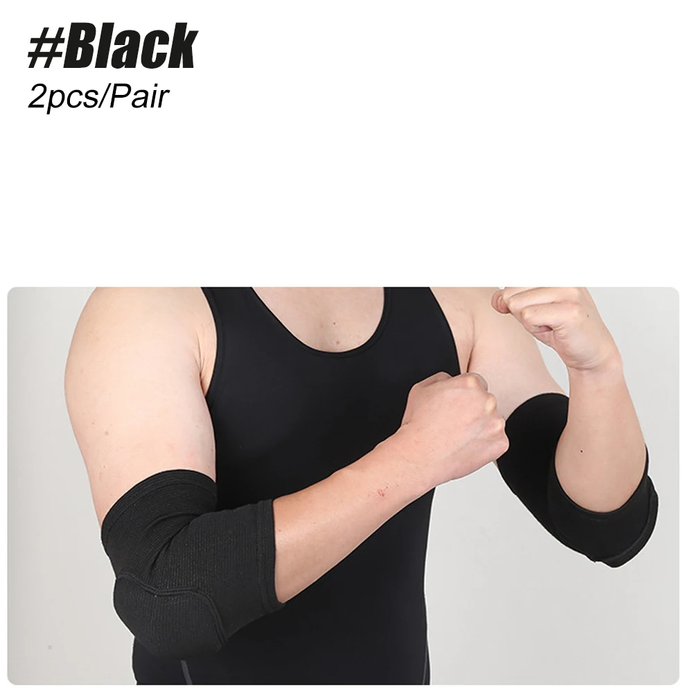 1 Paar Kompressions-Ellbogens chützer, Arm stütze zur Unterstützung der Fitness, Armschutz für atmungsaktive Ellbogen wickel für Volleyball-Basketball – Detail 9