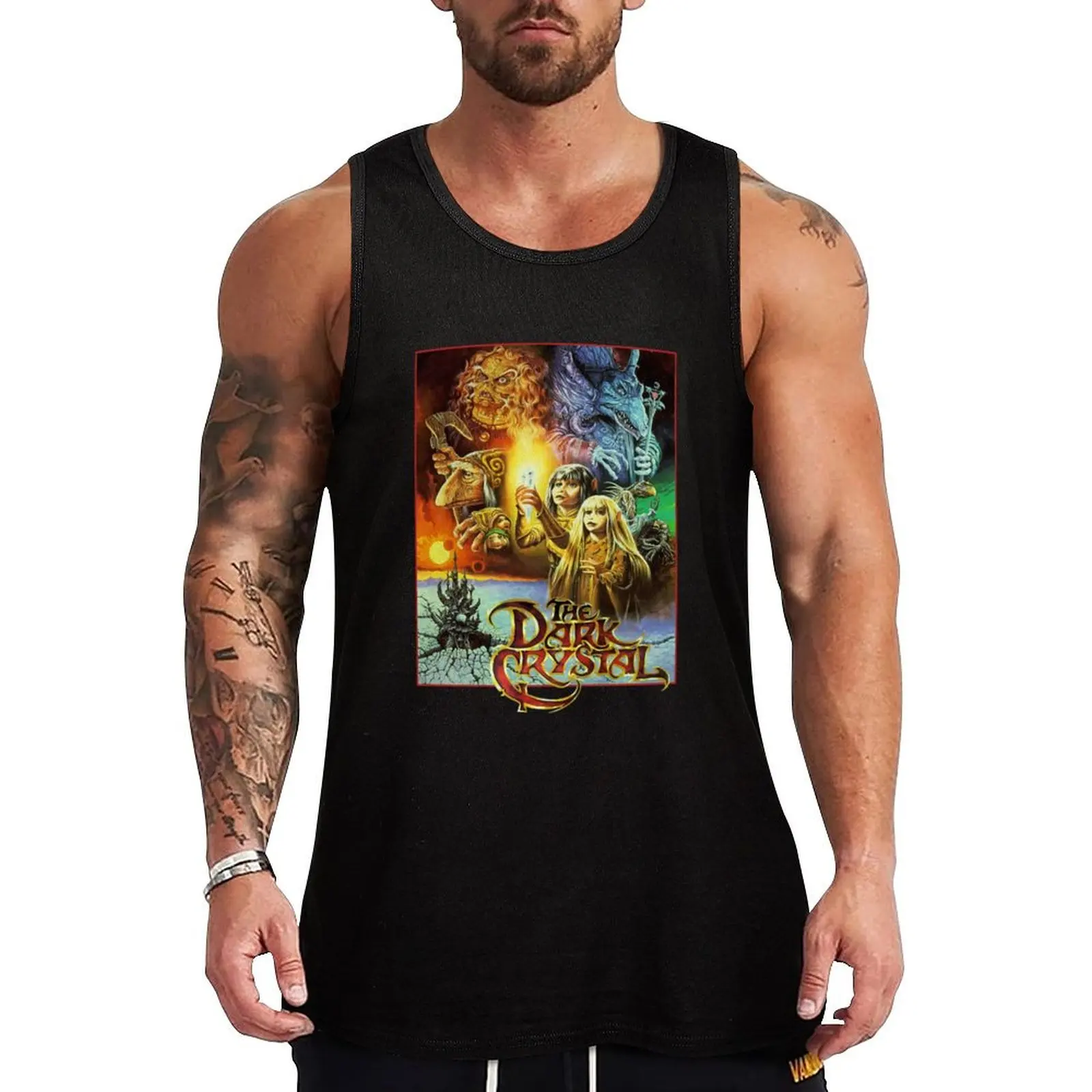 Dark movie Crystal [1982] BK (4) Tank Top Anti Wrinkle Tank Top Easy Care Casual Sleeveless
