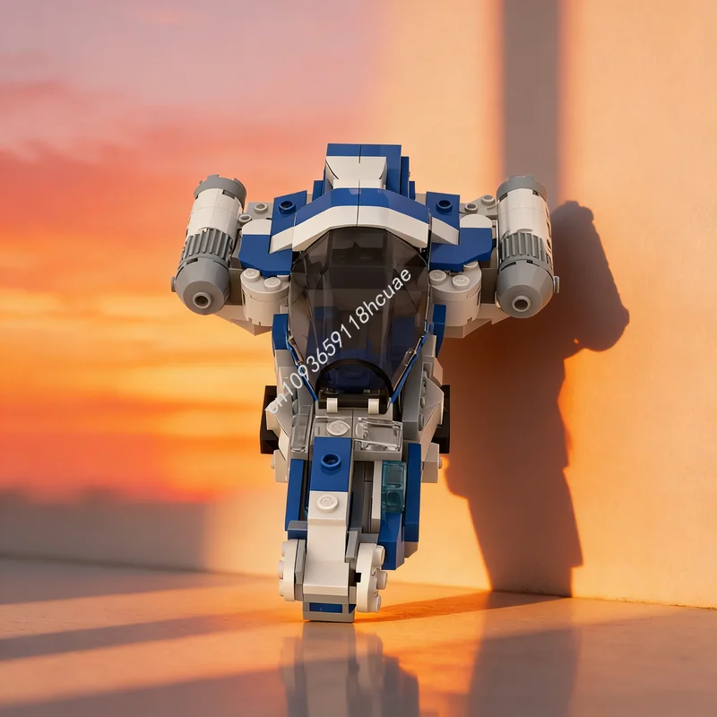 

143pcs MOC Freeco Speeder Captain Rex Y Wing Star Battle Model Building Blocks Architecture Toys Christmas Gifts Education