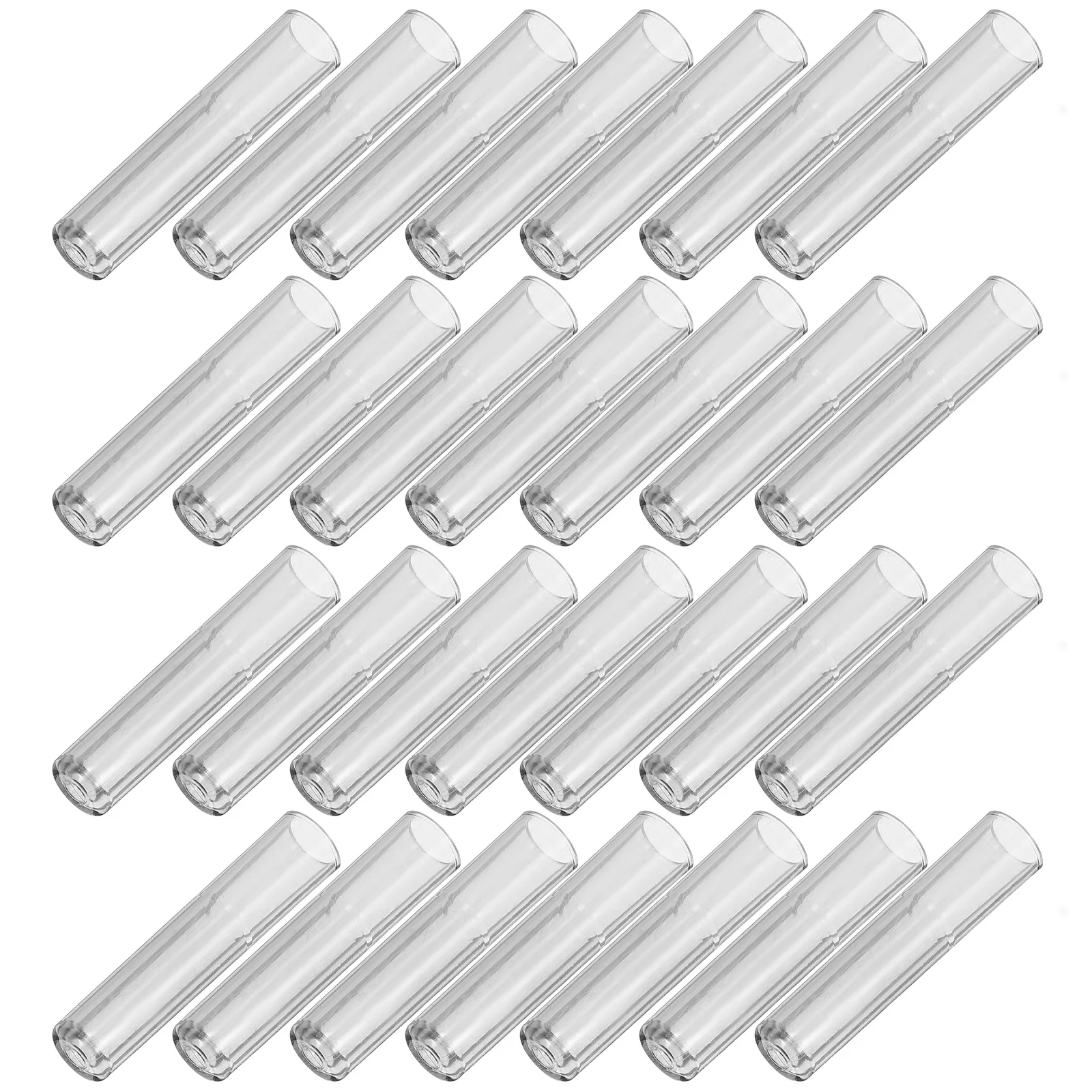 50Pcs Transparent Pencil Caps Clear Plastic Tip Protectors for School Student Office Pencil Extender Covers