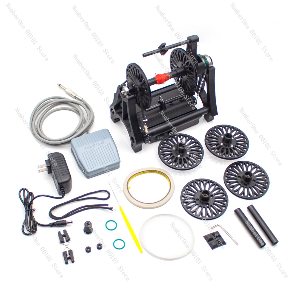 

AC100-240V Electric Household Mini Spinning Wheel, Wool Spinning Fibre Spinning Wheel With pedal