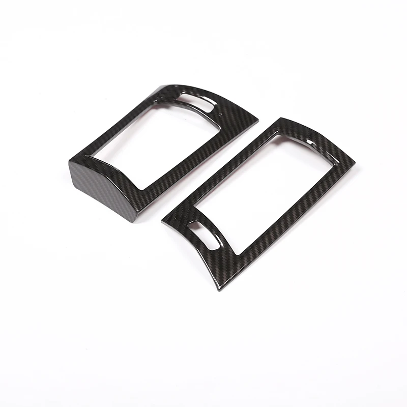 For BMW X3 X4 F25 F26 2013-2017 Car Accessories ABS Carbon Fiber Side Air Conditioning Outlet Cover Trim Stickers For LHD