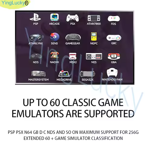 G11 Pro Game Box TV Box Video 256G Built in 60000+ Retro Games 4K HD Game Stick Video Game Console 2.4G Wireless Gamepad For PS1