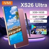IVMI XS26 Ultra Smartphone Android 3GB+16GB 6.9'' Dual SIM GPS Face Unlock 4G Network WIFI Google Play Store Mobile Phones