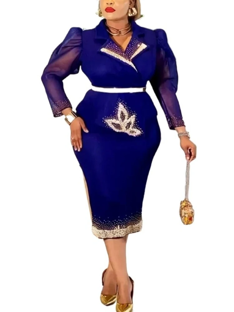 

Elegant African Dresses for Women 2026 New Africa Clothing Plus Size Turkey Wedding Party Long Dress Dashiki Ankara Outfits Robe