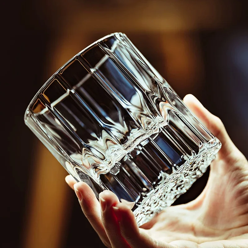 Elegant Creative Whiskey Glass Star Ray Cup New Model Premium Feeling Light Luxury Japanese Style Ordinary Glass Beer Cup