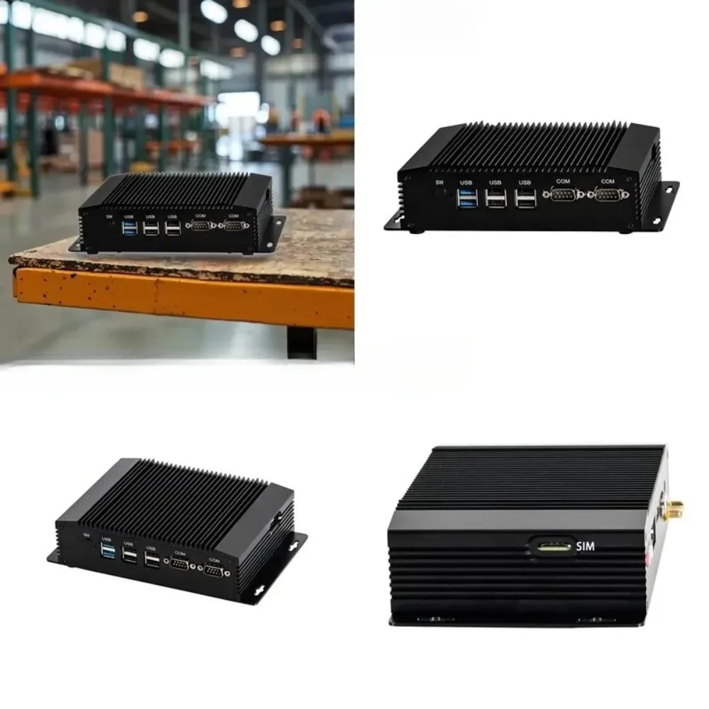 DDR3L Up to 8G MSATA SSD/SATA Hard Drive 2 * LAN 2 * COM Pentium N3520/ Celeron N2920 Industrial Microcomputer Win