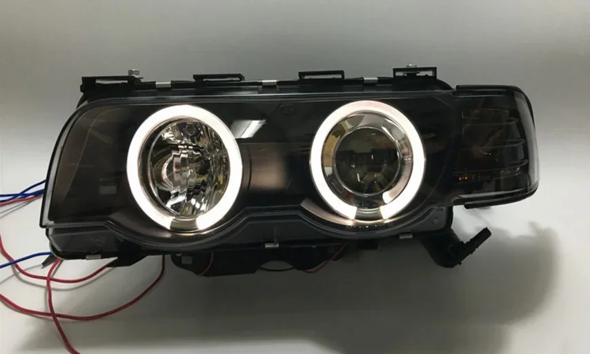 Led Angel Eye Headlight with Lens for Bmw 7series E38 728il 730il 735il 740il 750il 1995-2001