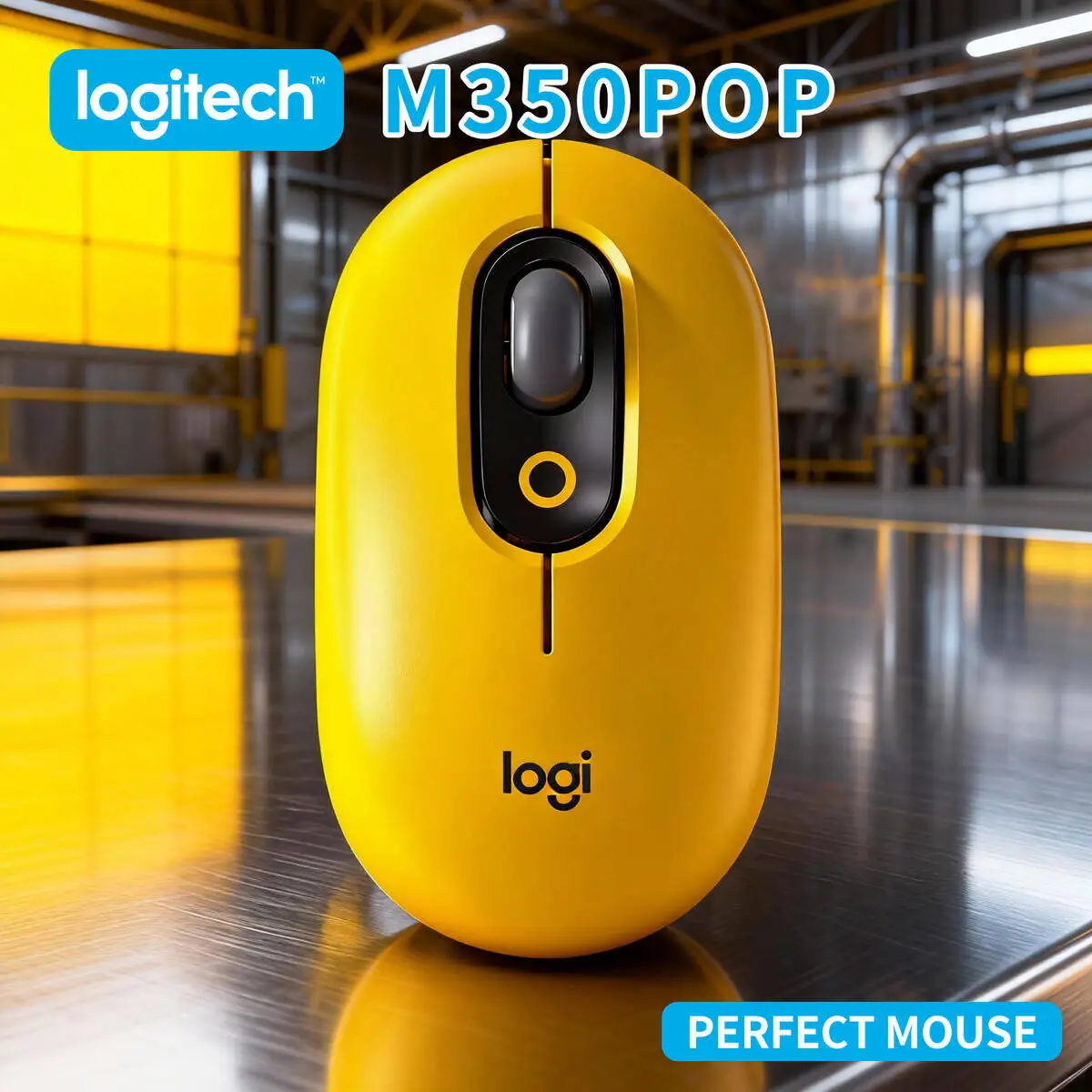 

Logitech M350 POP Bluetooth 2.4G Mouse Portable for Travelers & Business Trips