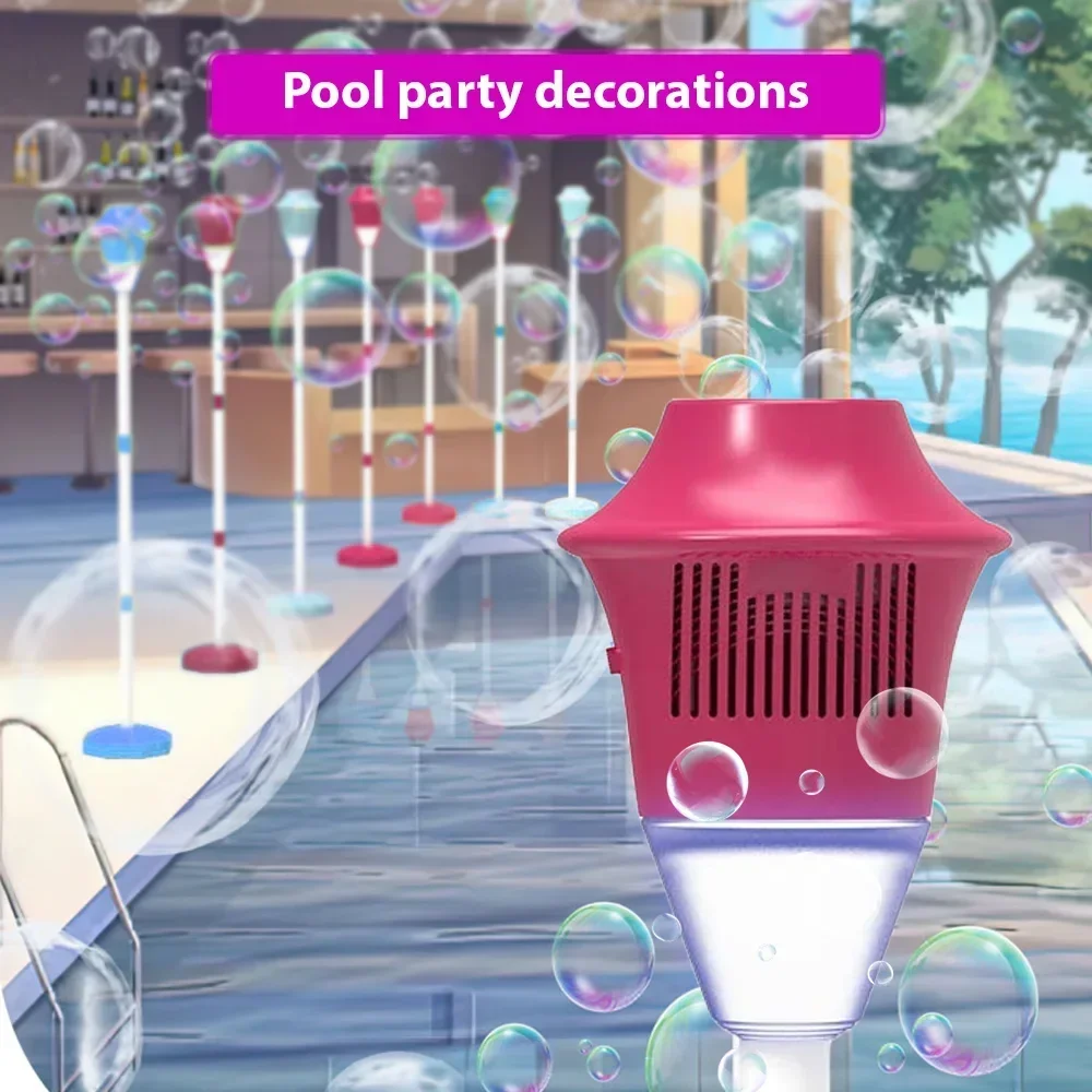 آلة فقاعات مصباح الشارع، فقاعات الصابون، نفخ الفقاعات الأوتوماتيكية بالكامل مع ضوء الموسيقى، ديكور حفلات أعياد الميلاد، لعبة خارجية