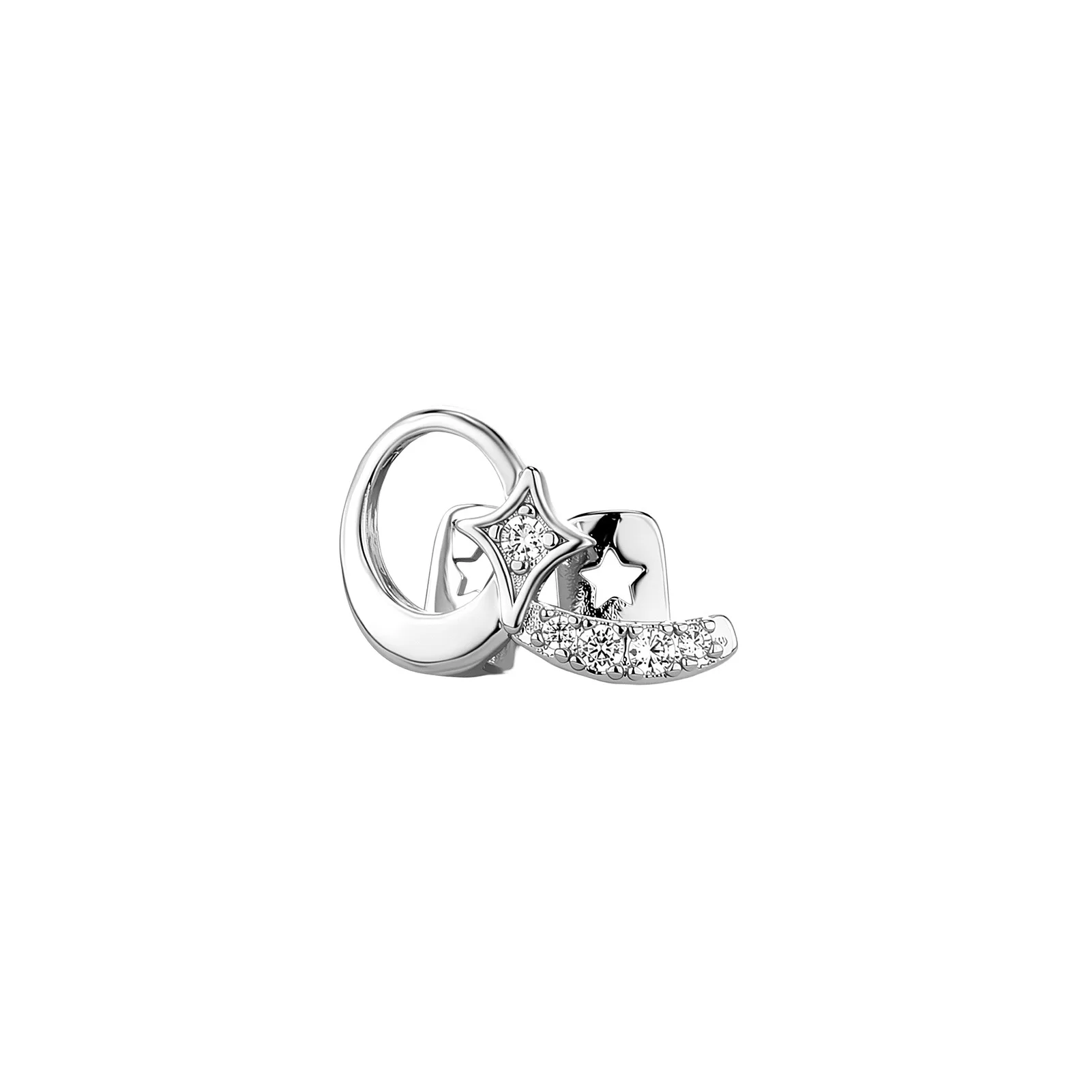 Moon Star Heart Single Tooth Grillz Hip Hop Rapper Teeth Grills Luxury Niche Trendy Streetwear Wholesale Jewelry for Men Women