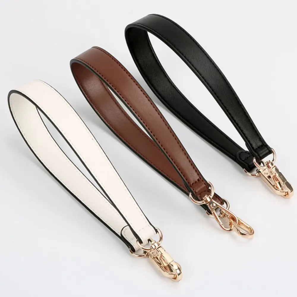 Leather Handbags Bag Strap Bag Belt Band For Handbag Short Bag Strap Purse Strap Golden Buckle Replacement