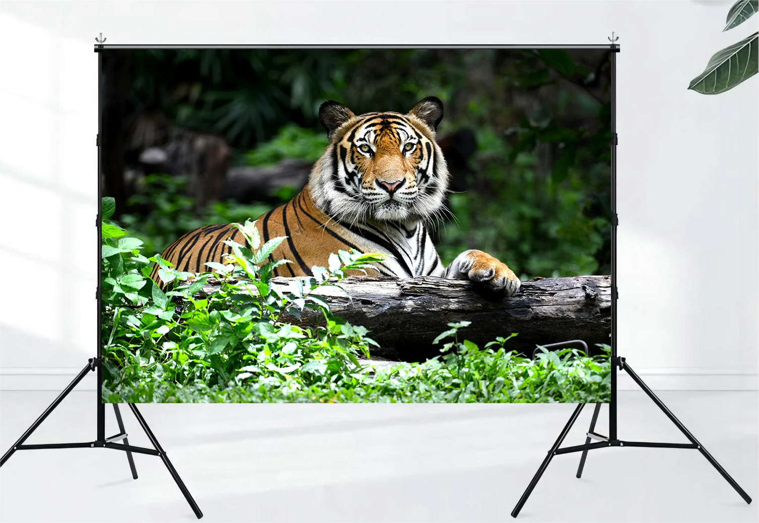 Tiger bamboo forest tapestry, jungle king animal wall hanging tapestry, bedroom, living room, dormitory, men's cave background