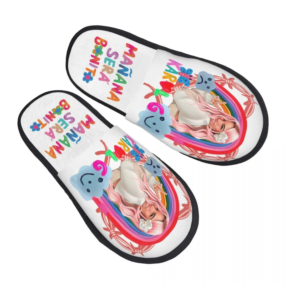 Manana Sera Bonito Karol G Sirenita pantofole da casa camera da letto Soft Memory Foam Slides antiscivolo