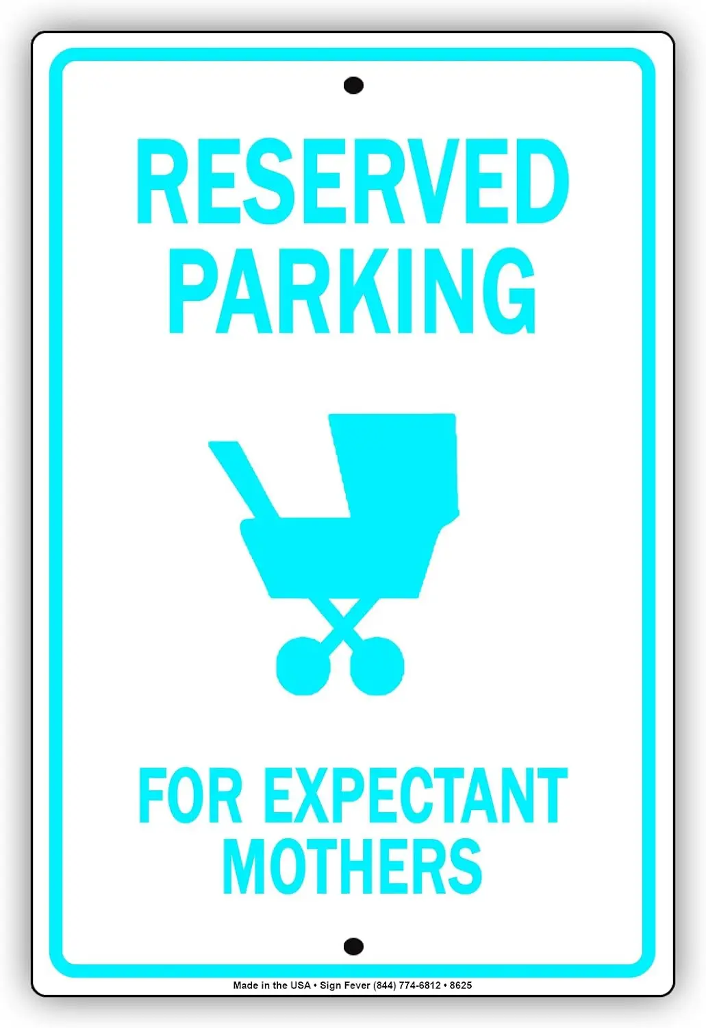 Reserved Parking For Expectant Mothers Aluminum Metal Sign Primium Quality Advertisement Display Board Home Decor Business Signb