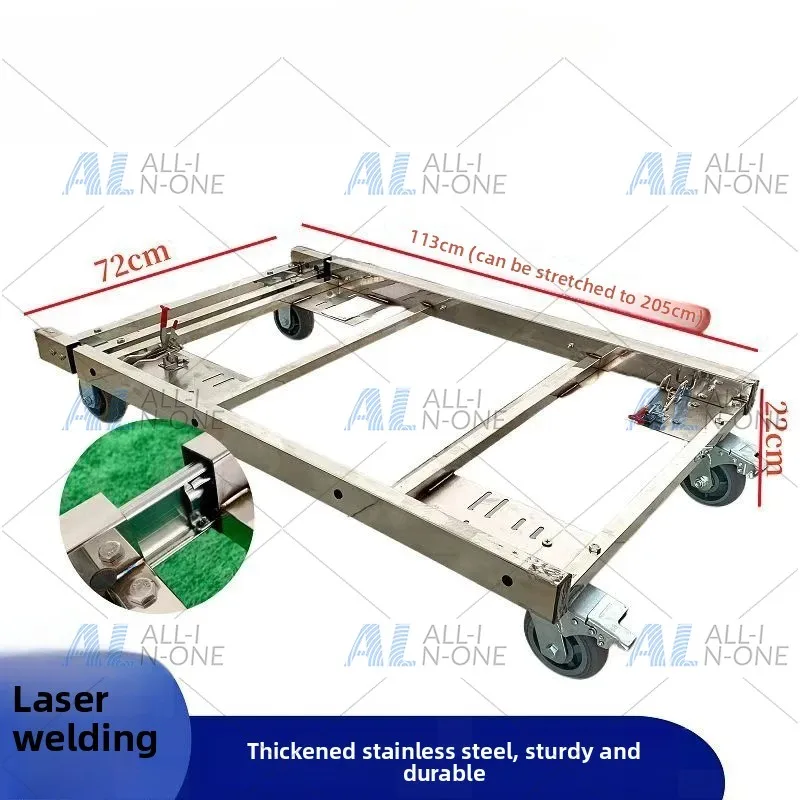 Suitable for T100s T70s T100 T70p Stainless Steel Small Cart Transport Rack Sliding Rail Drone Cart