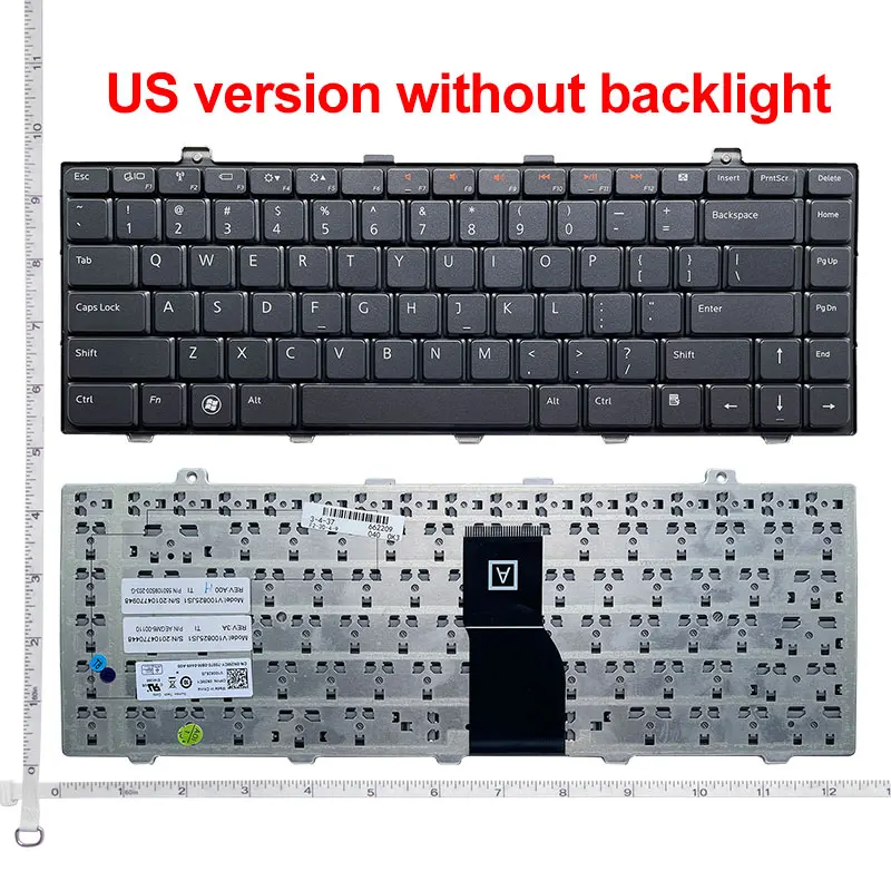 

New for Dell STUDIO XPS L501X P03G L401X 1458 1457 1569 US Laptop Keyboard English Without backlight