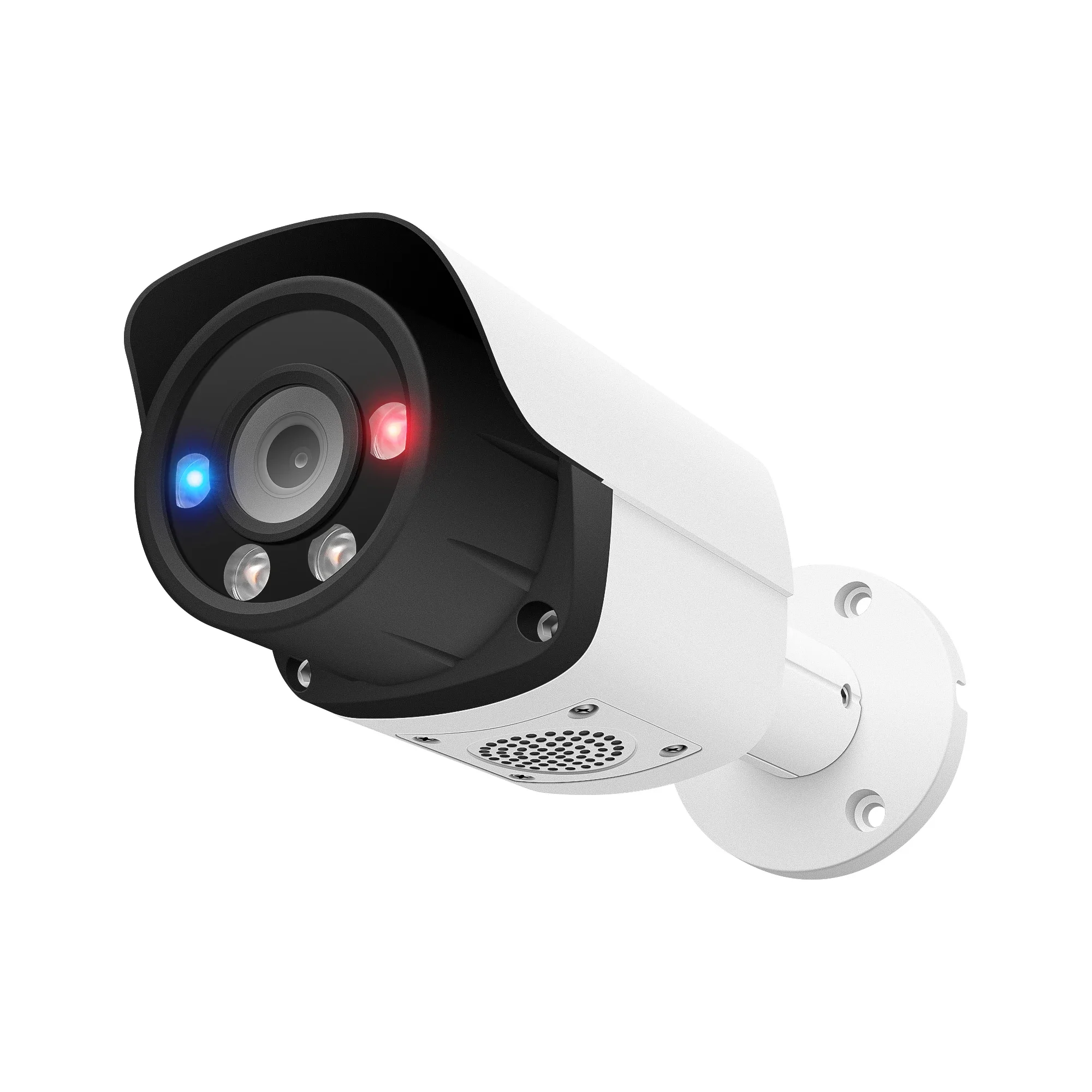 

2026 6MP Active Deterrence Outdoor Bullet POE Security IP Camera Red&Blue Flashing Lights and Siren Works Two-way Audio AI Detec