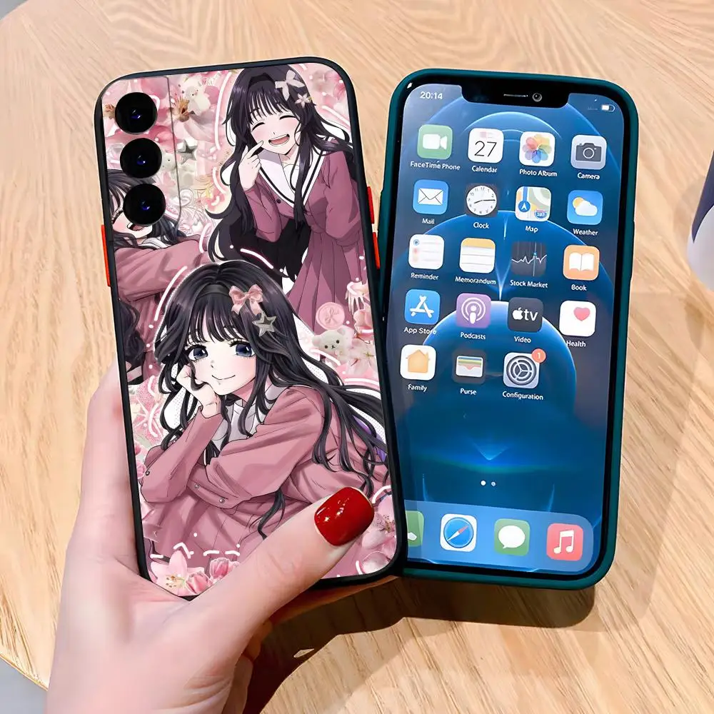 Kaoruko Waguri Phone Case For Samsung S25 S22 S24 S23 S21 FE Plus Ultra Skin Feel Bumper Case