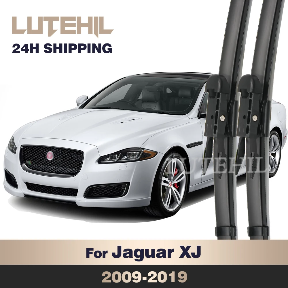 

LUTEHIL Wiper For Jaguar XJ 2009-2019 2010 2011 2012 2013 Wiper Front Wiper Blades Windshield Windscreen Window Brush 23"+19"