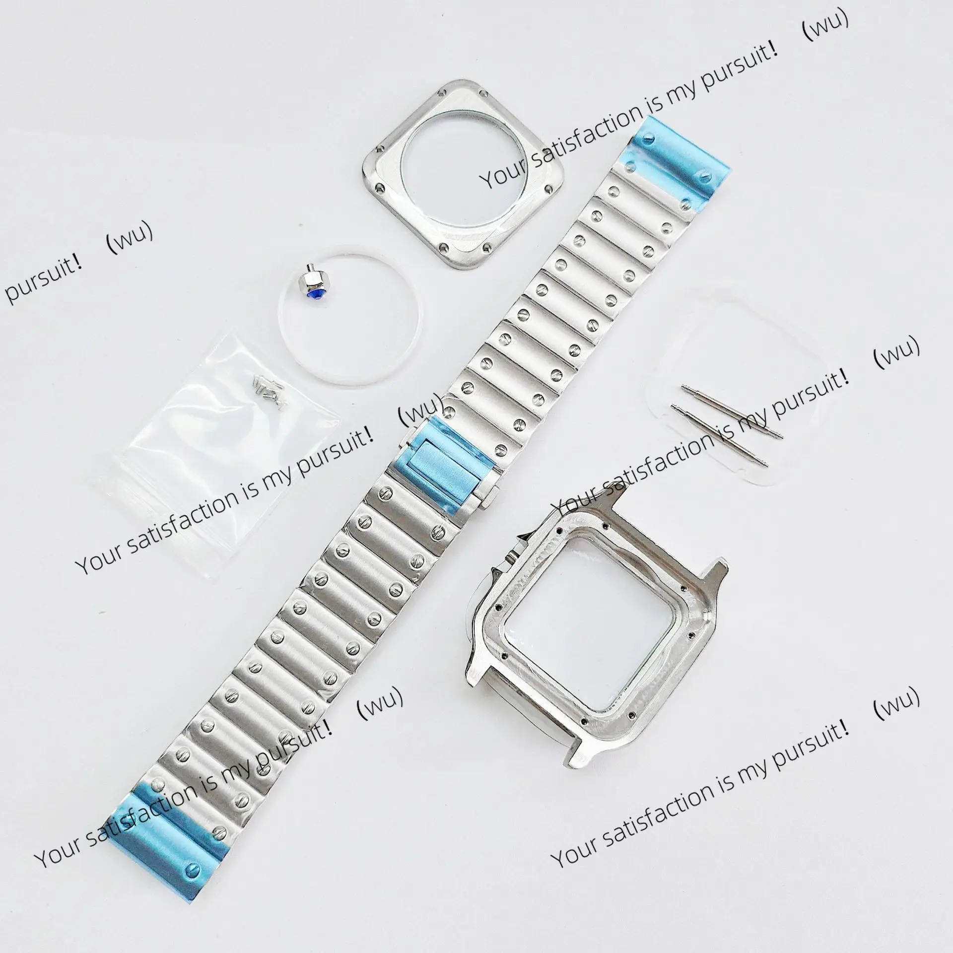 ZOCI-watch full set of accessories 38mm stainless steel 316L case mineral glass, suitable for NH35 movement