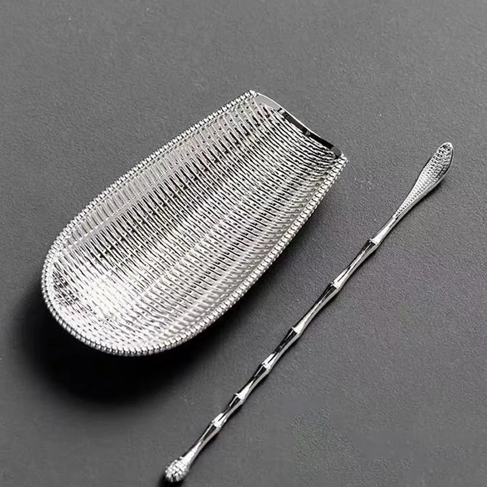 

Tea Needle Scoop Ceremony Utensil Tool Spoon Japanese Utensils Stirring for Loose Teaspoon