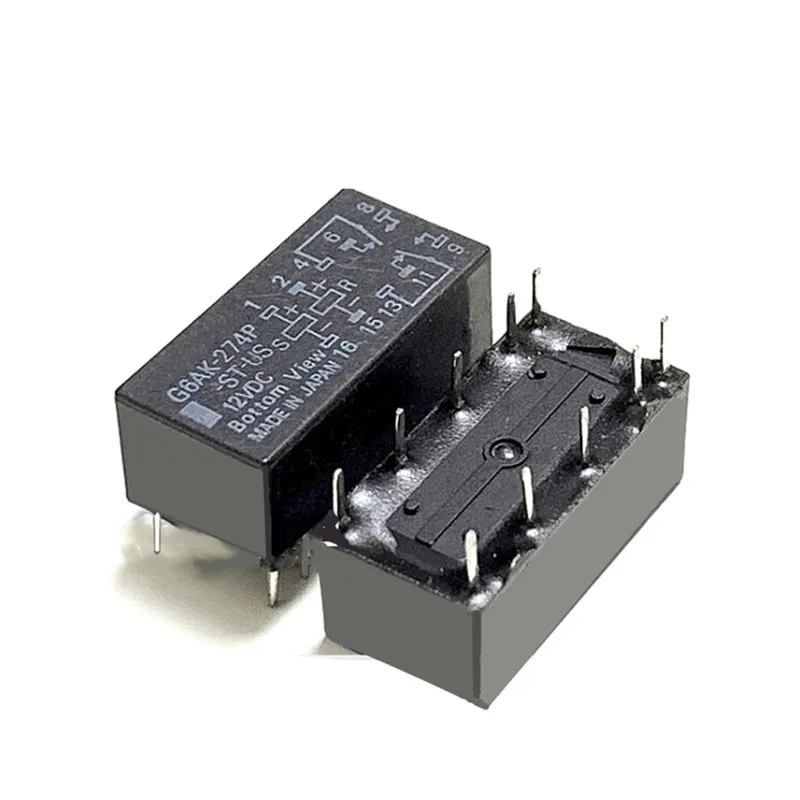 

NEW relay G6AK-274P-ST-US 12VDC G6AK-274P-ST-US-12VDC G6AK-274P 12VDC DC12V 12V DIP5 10PCS/LOT