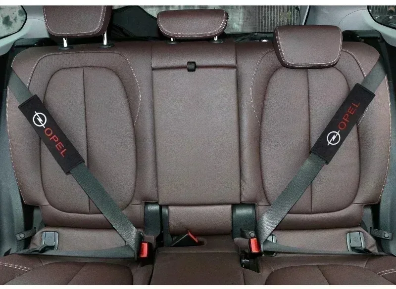 

2 шт., автомобильный ремень безопасности, хлопковый ремень безопасности, наплечный чехол, дышащая защита, подходит для Opel Astra H G J Insignia Zafira Corsa Antara