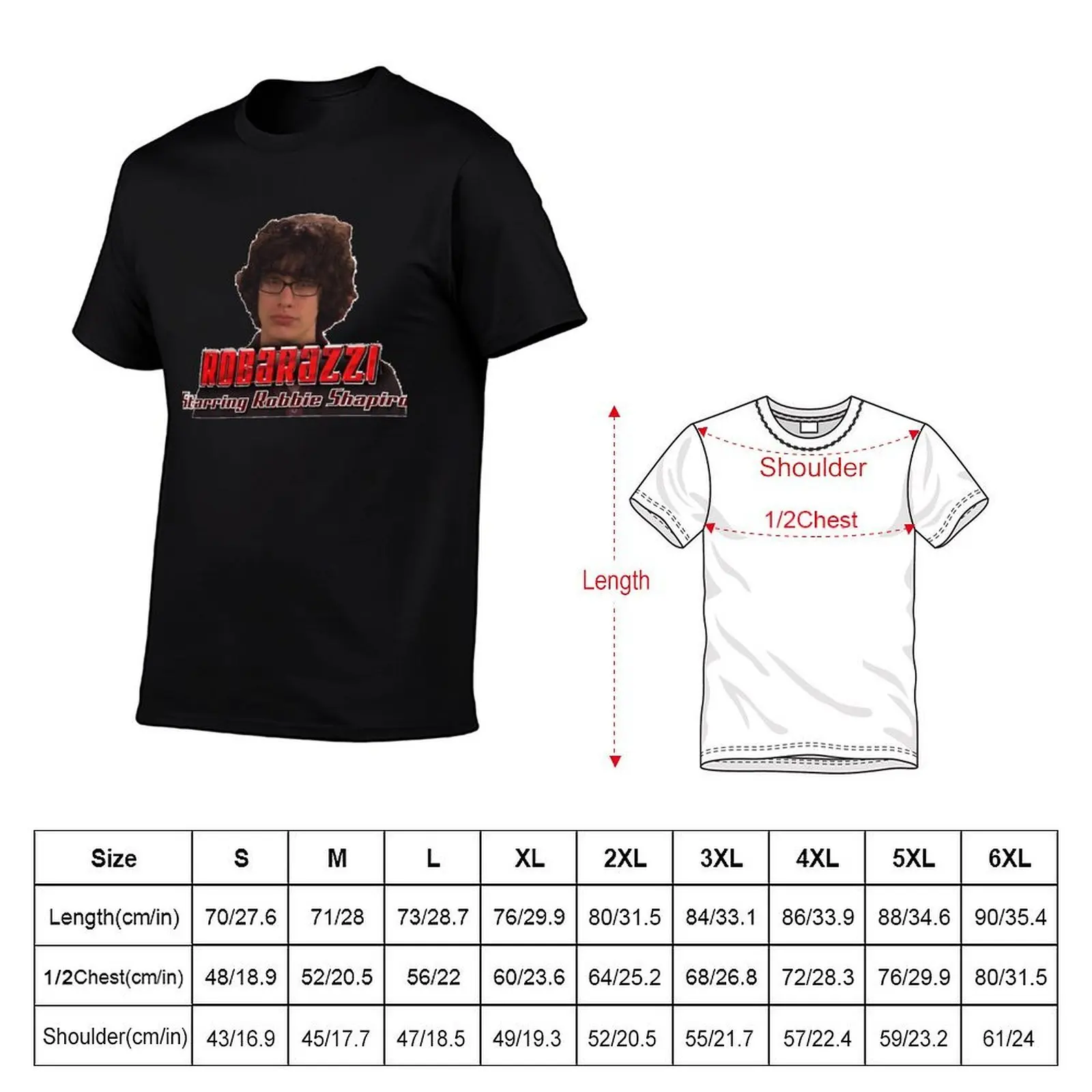 robbie shapiro robarazzi meme T-Shirt Durable Work Wear T-Shirt