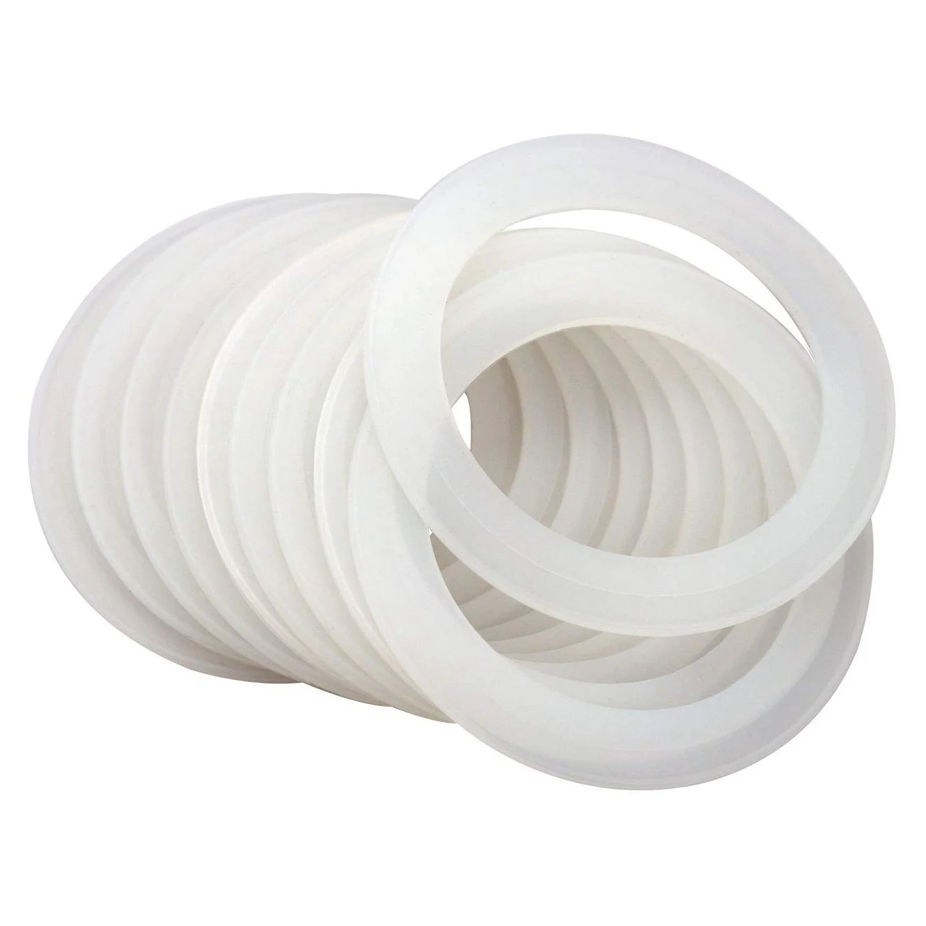 Silicone Sealing Rings Gasket for Leak Proof Jar Lids (24 Pack, Regular Mouth)