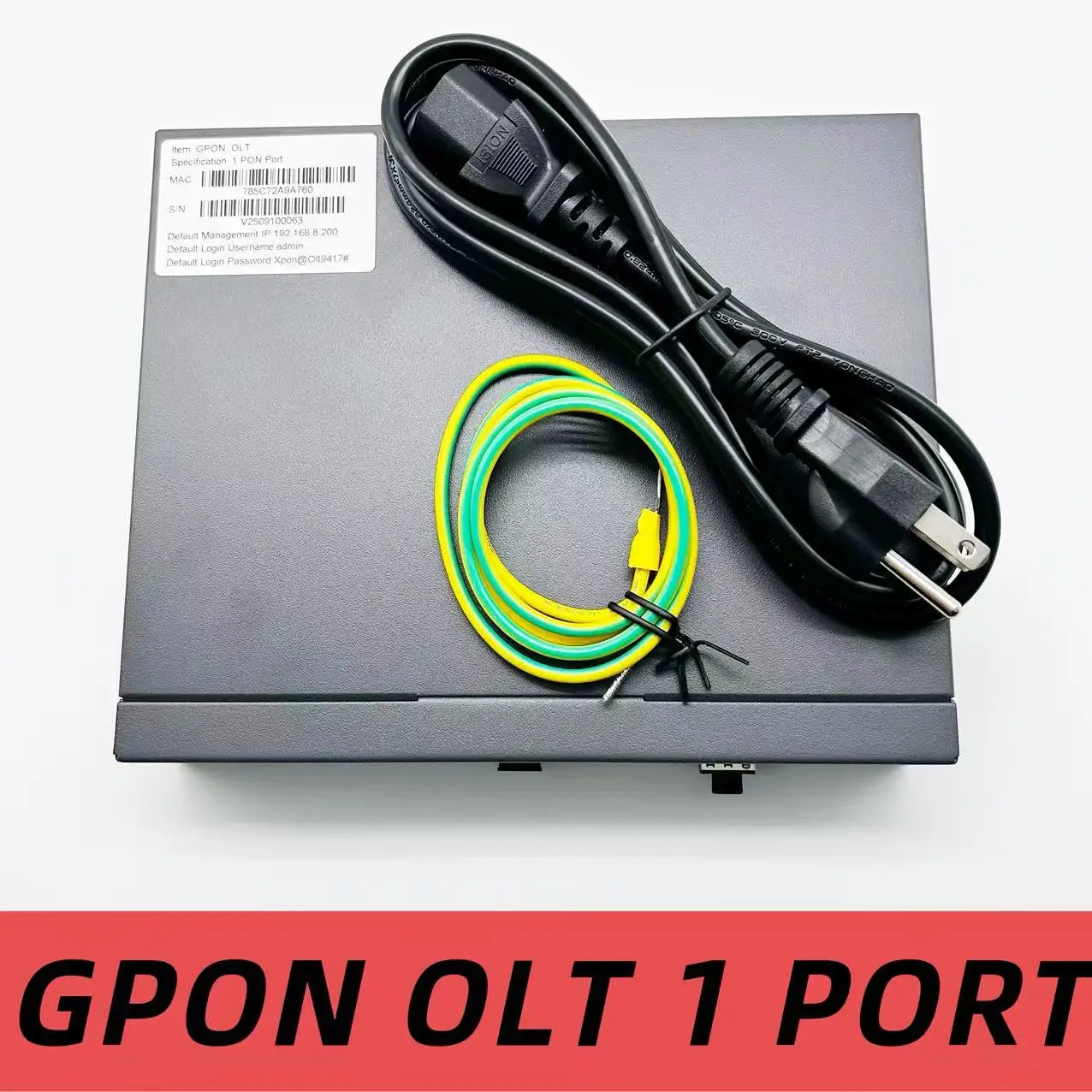 BEST SELL GPON OLT 1 PON PORT Compatible with Huawei ZTE EPON ONU /ONT High quality FAST SHIPPING - view 4