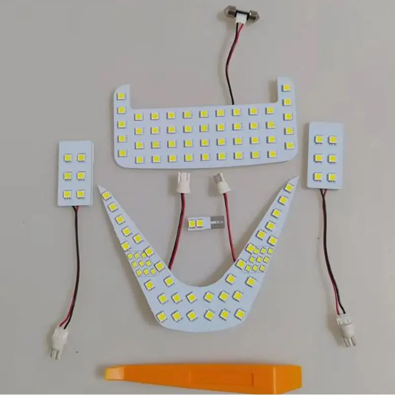 

Для Toyota C-HR CHR 5 шт./компл. 12 В белые светодиодные внутренние лампы для чтения 6000 К светодиодный светильник потолочный интерьерный сигнальный светильник