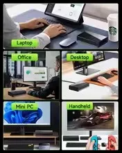 GMKtec AD-GP1 RX 7600M XT Grafikkarte 8GB GDDR6 MINI PC USB 4.0 Pcle 4.0 WiFi6 4K HD Desktop Gaming Computer für Büro