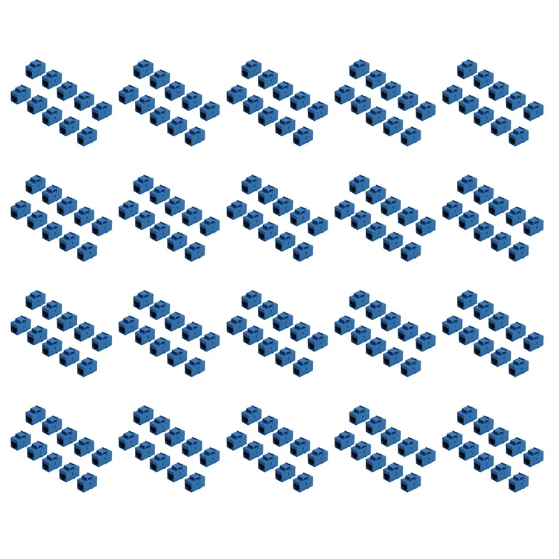 

200Pcs RJ45 Connector Keystone Jack Cat6 Extension Coupler Ethernet Network LAN Cat 6 Coupler Jacks Extend Adapter,Blue